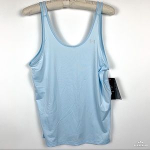 NWT Under Armour‎ Loose Fit Heatgear Pale Blue Tank